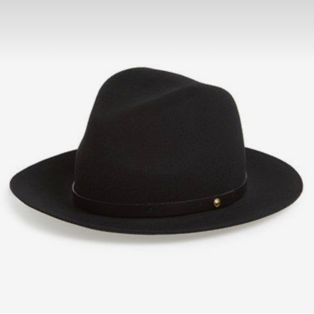 rag & bone Wide Brim Wool Fedora